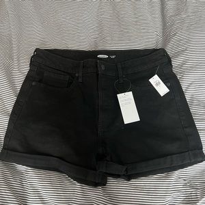 NWT Old Navy High-waisted Shorts - Black Size 12